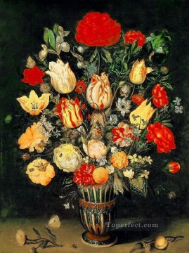 アンブロシウス・ボスチャート Painting - 花瓶の花 アンブロシウス・ボスチャート
